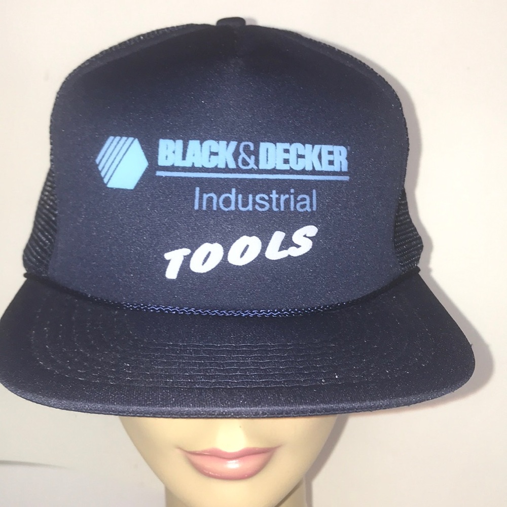 Vintage Deadstock Black And Decker Tools Hat Snap